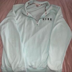 Victoria Secret Pink baby blue hoodie
